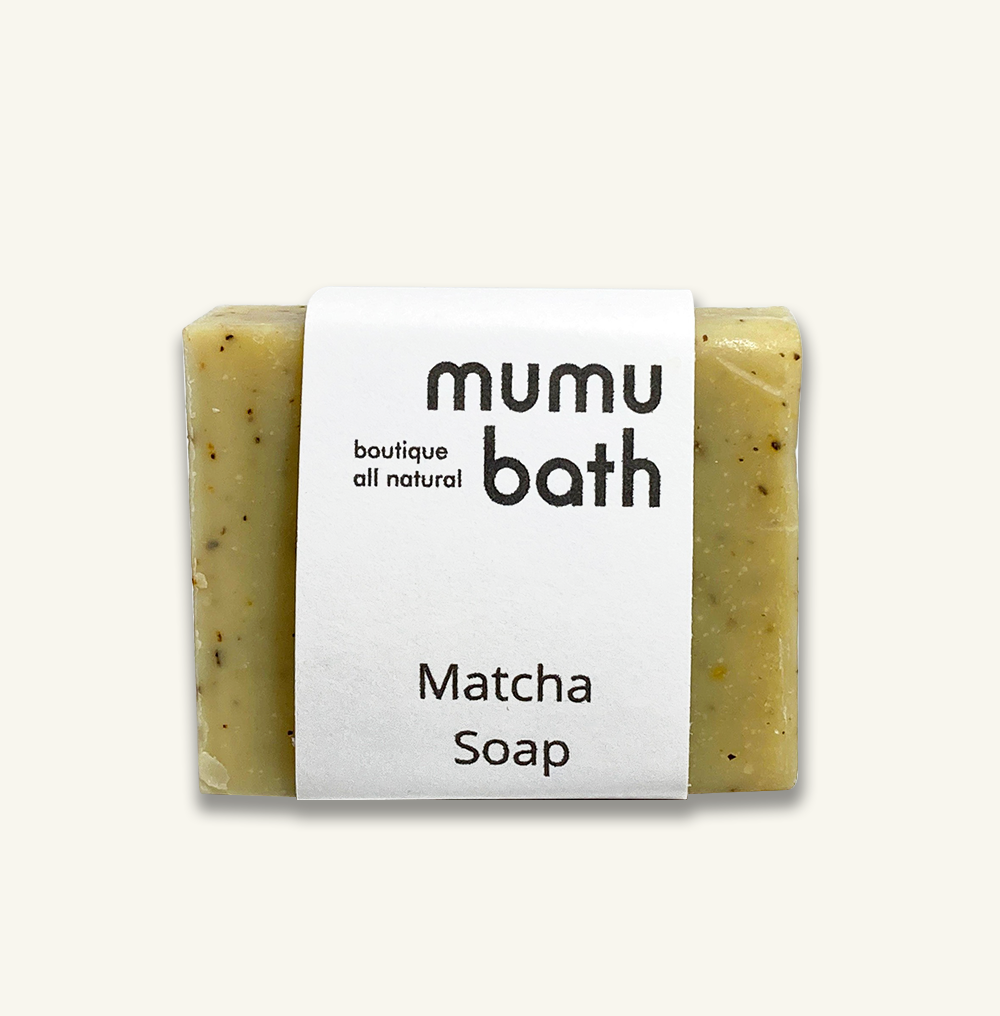 Matcha Soap Bar, Handmade Green Tea Soaps by Mumu Bath