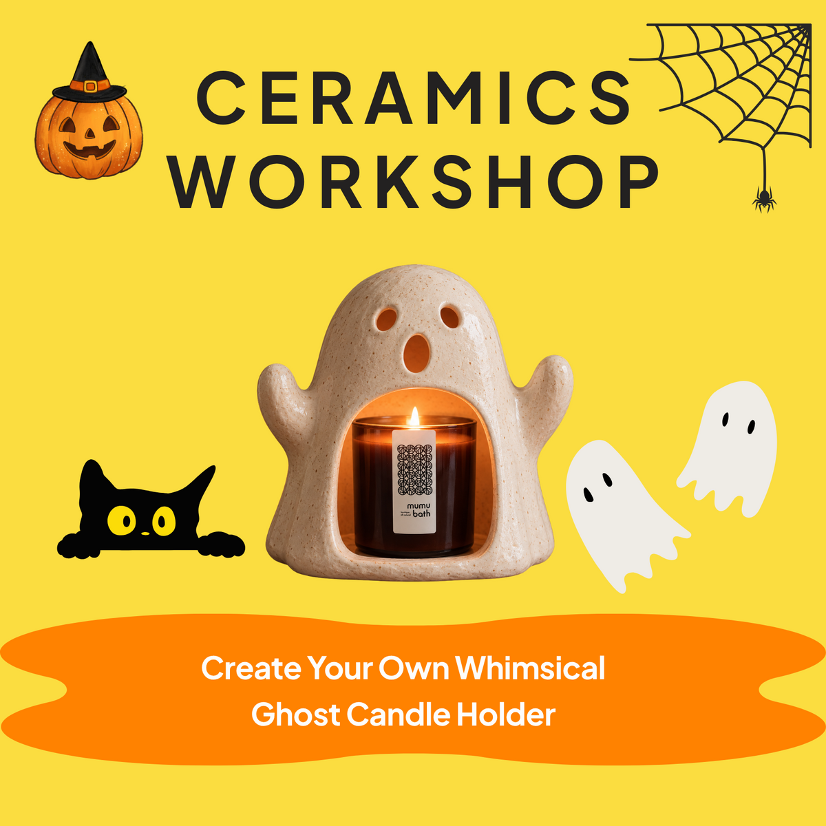 Halloween-Themed Ceramics Workshop
