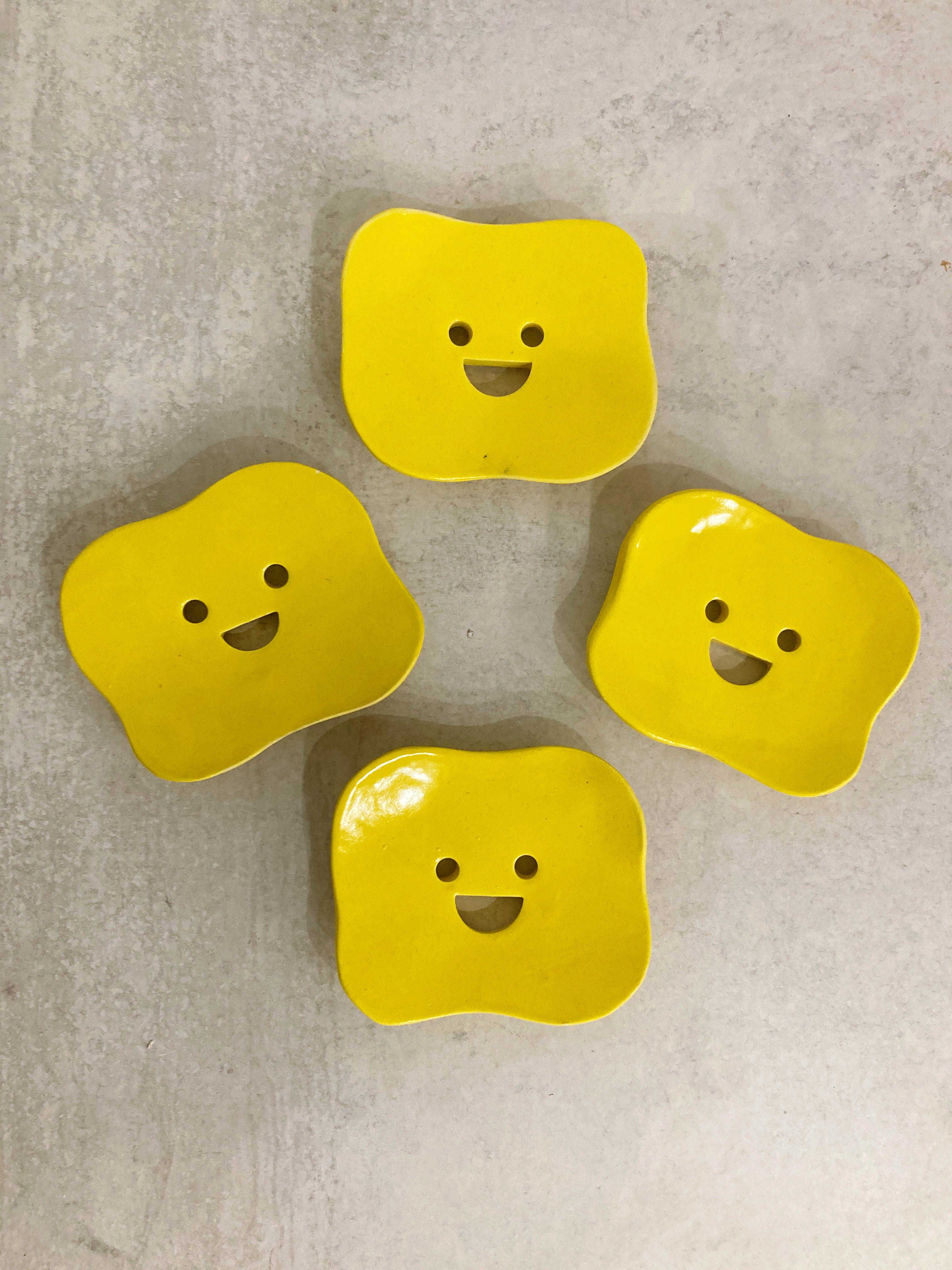 Smiley Ceramic Soap Dish - Mumu Bath