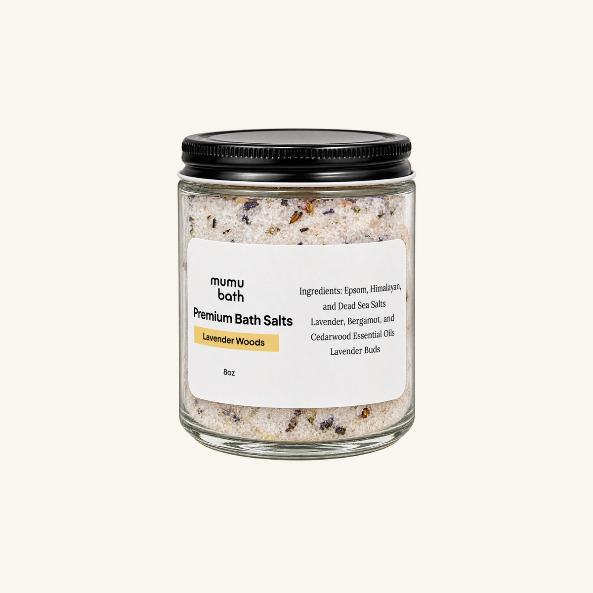 Premium Bath Salts - Lavender Woods