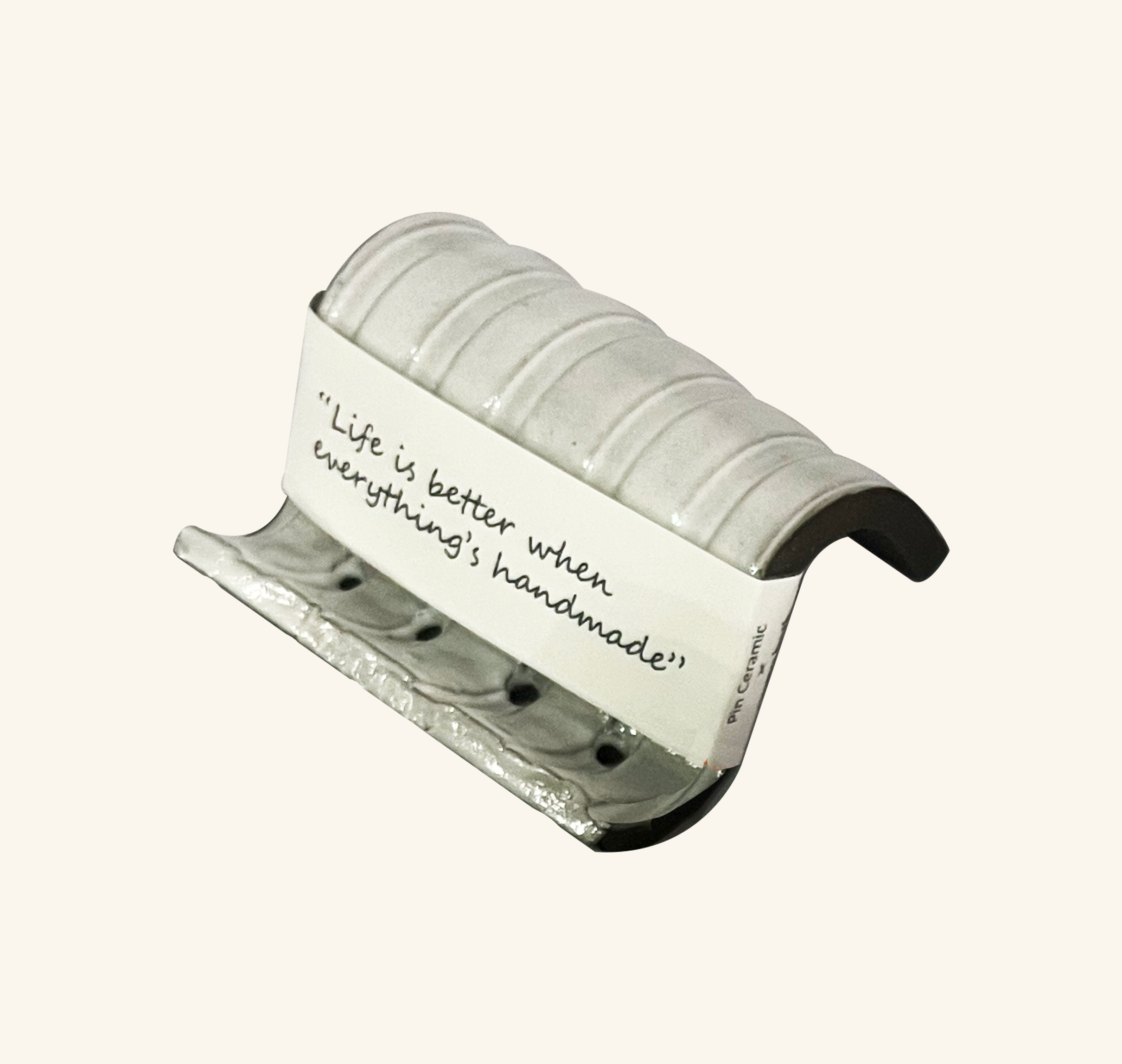 Artisanal Ceramic Soap Dish (Designed by a Taiwanese Ceramic Artist) - Mumu Bath