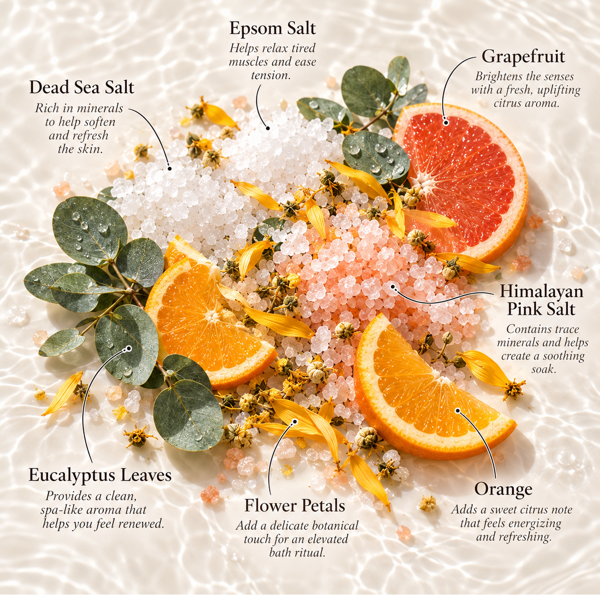 Premium Bath Salts - Citrus Eucalyptus