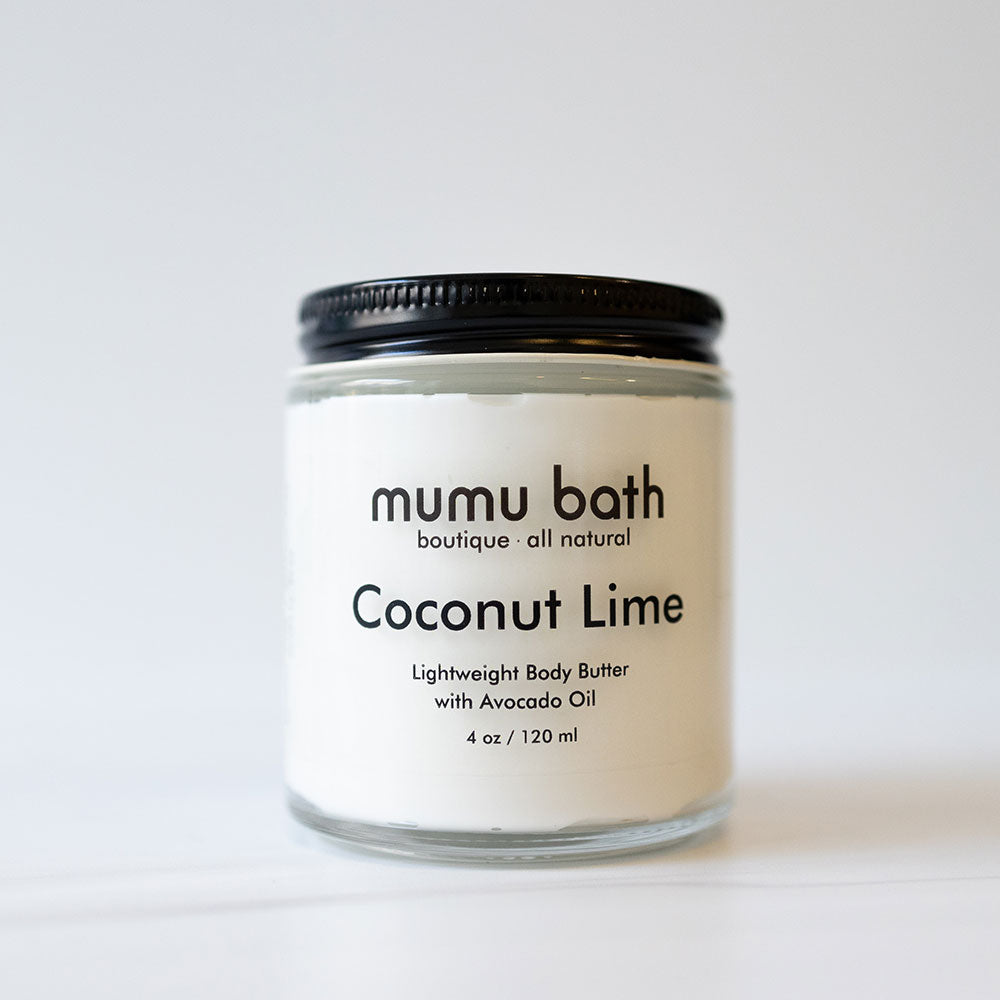 Coconut Lime Lightweight Body Butter - Mumu Bath