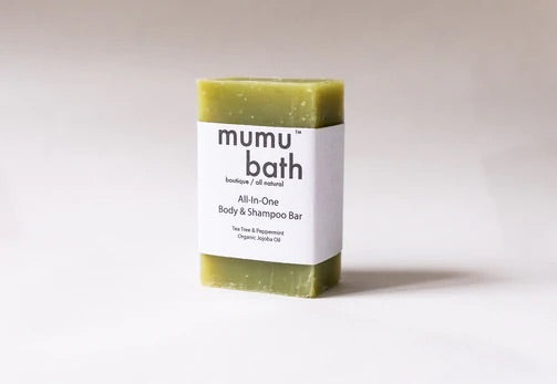 Mumu Bath Product Feature: All-In-One Body & Shampoo Bar