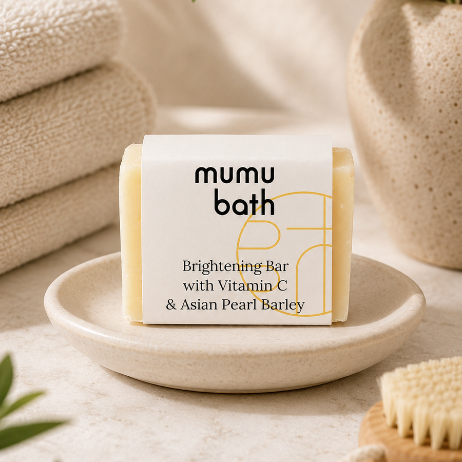Brightening Bar with Vitamin C & Asian Pearl Barley - Mumu Bath