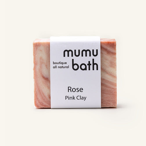 Rose Pink Clay Soap - Mumu Bath