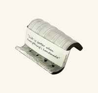 Artisanal Ceramic Soap Dish (Designed by a Taiwanese Ceramic Artist) - Mumu Bath