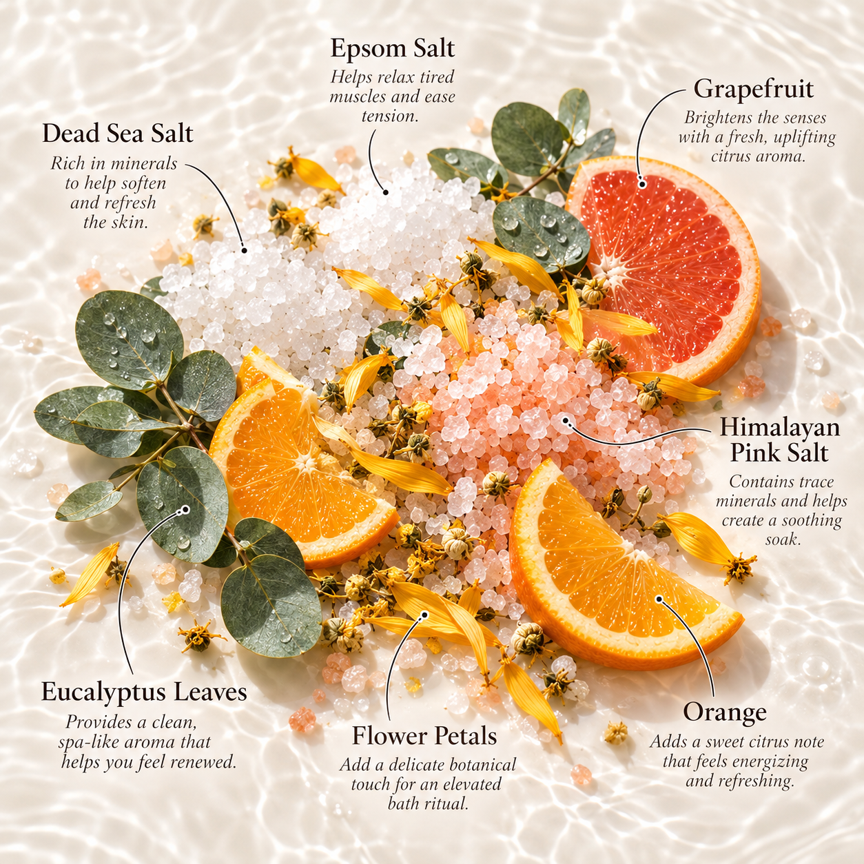 Premium Bath Salts - Citrus Eucalyptus