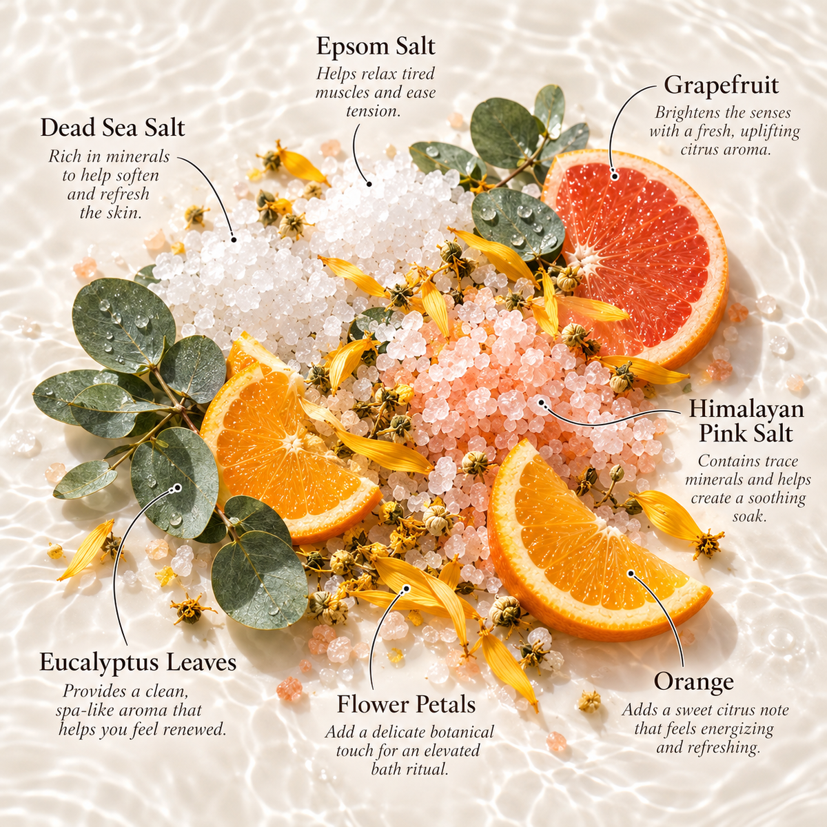 Premium Bath Salts - Citrus Eucalyptus