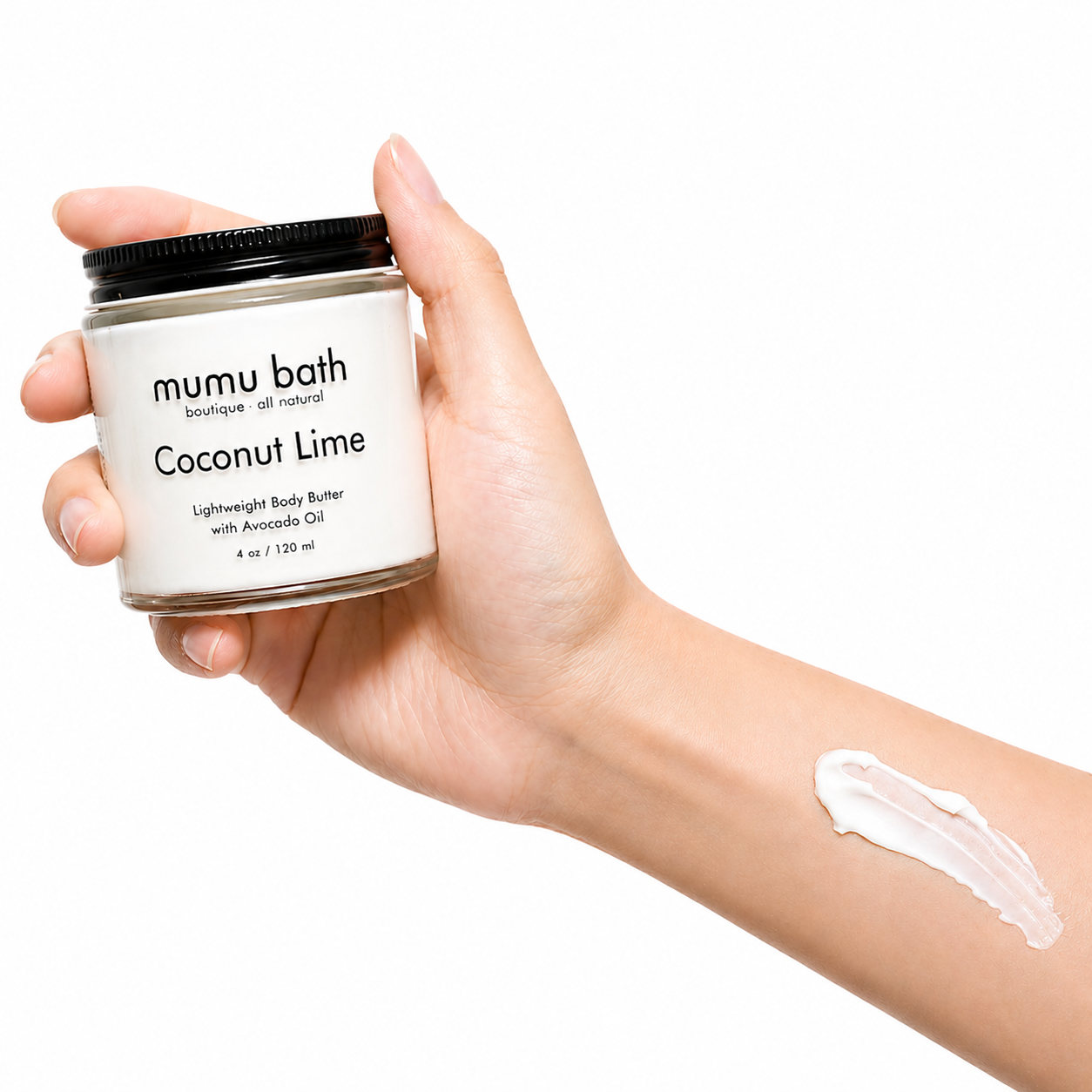 Coconut Lime Lightweight Body Butter - Mumu Bath