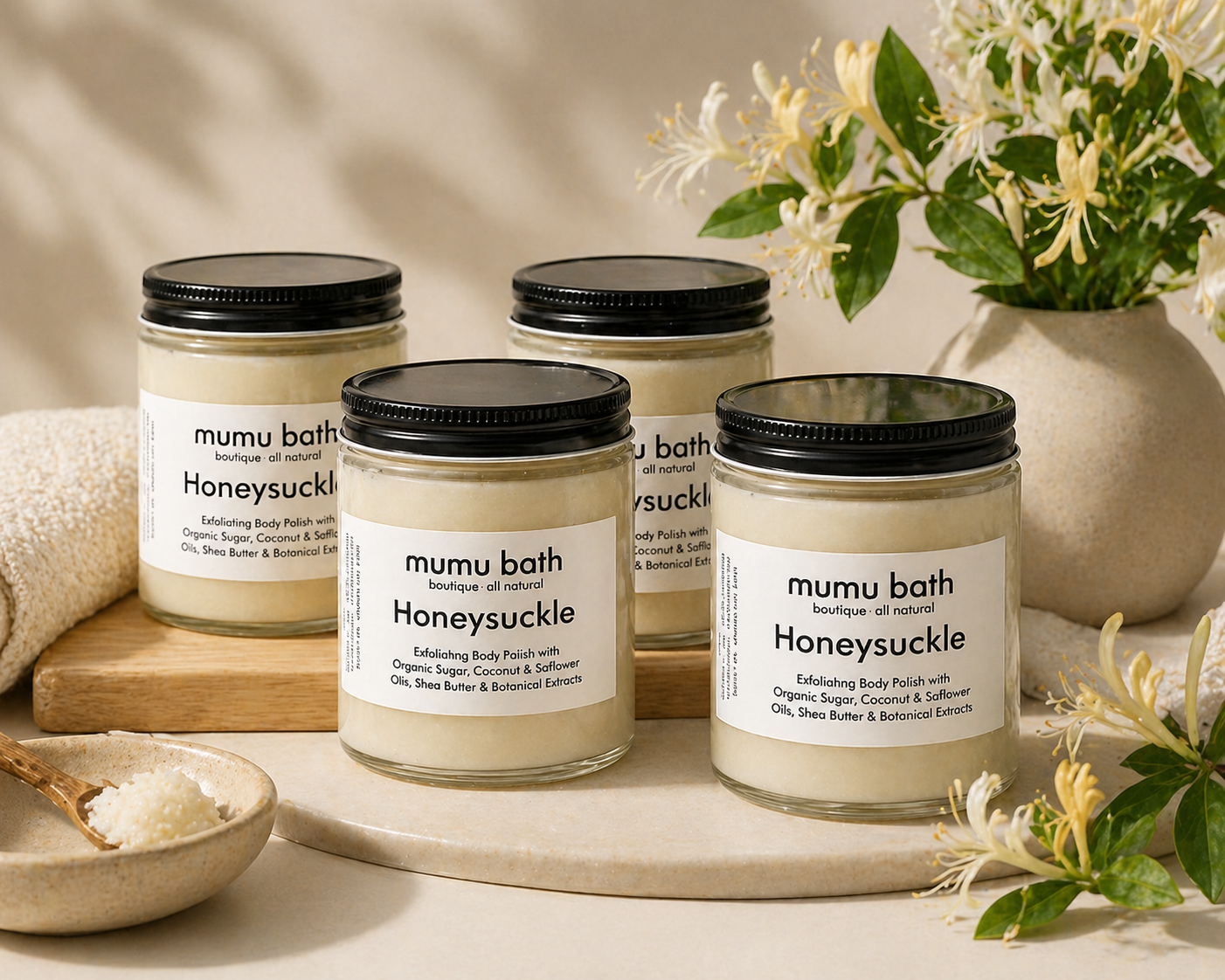 Exfoliating Body Scrub - Honeysuckle