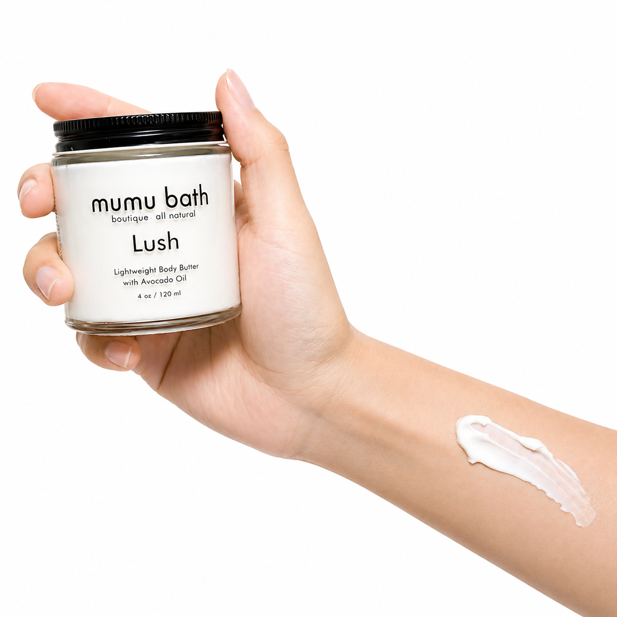 Lush Lightweight Body Butter with Avocado Oil - Mumu Bath