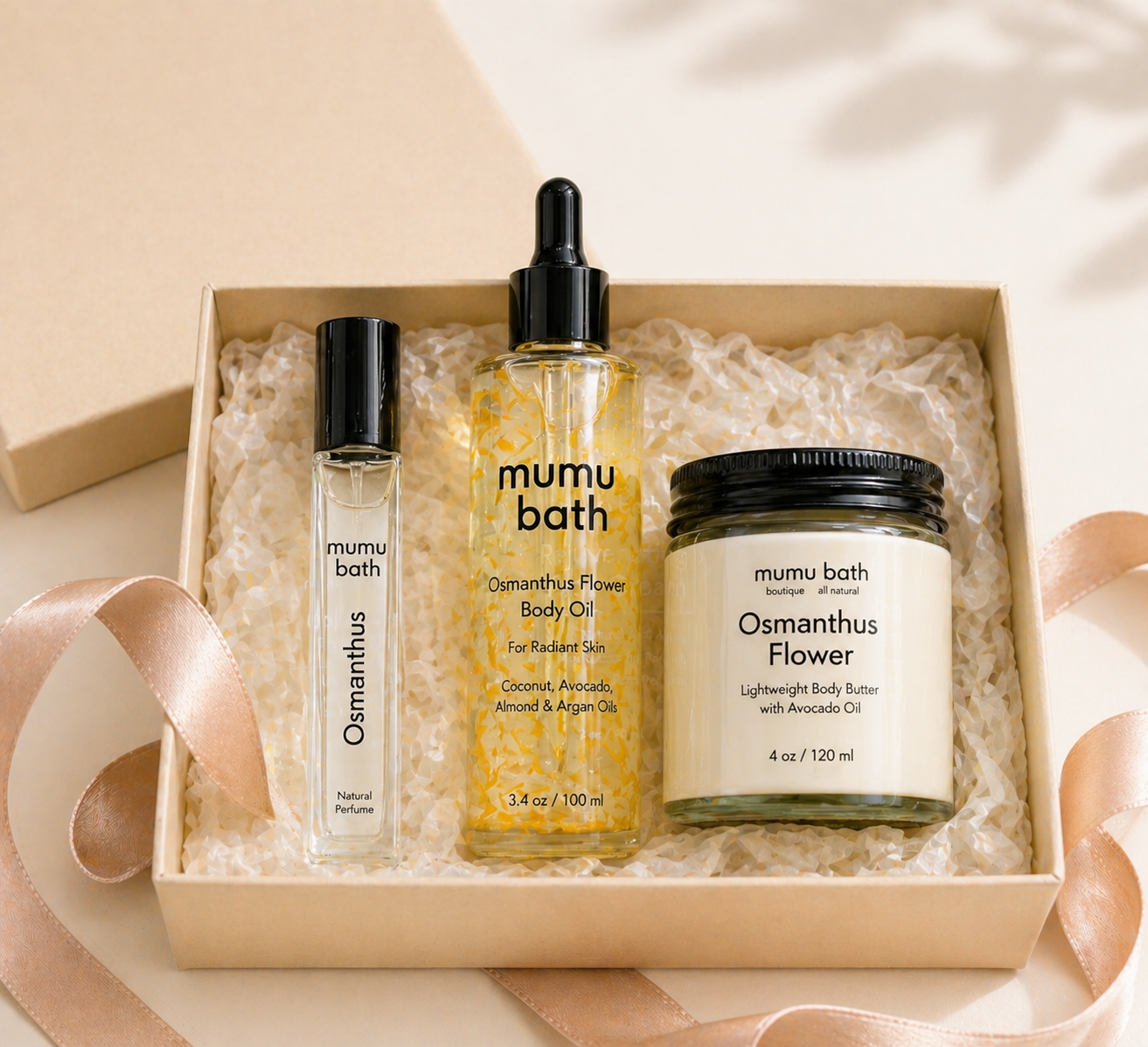 Osmanthus Body Ritual Set - Mumu Bath