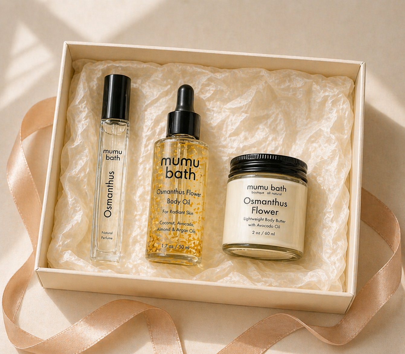 Osmanthus Body Ritual Set - Mumu Bath