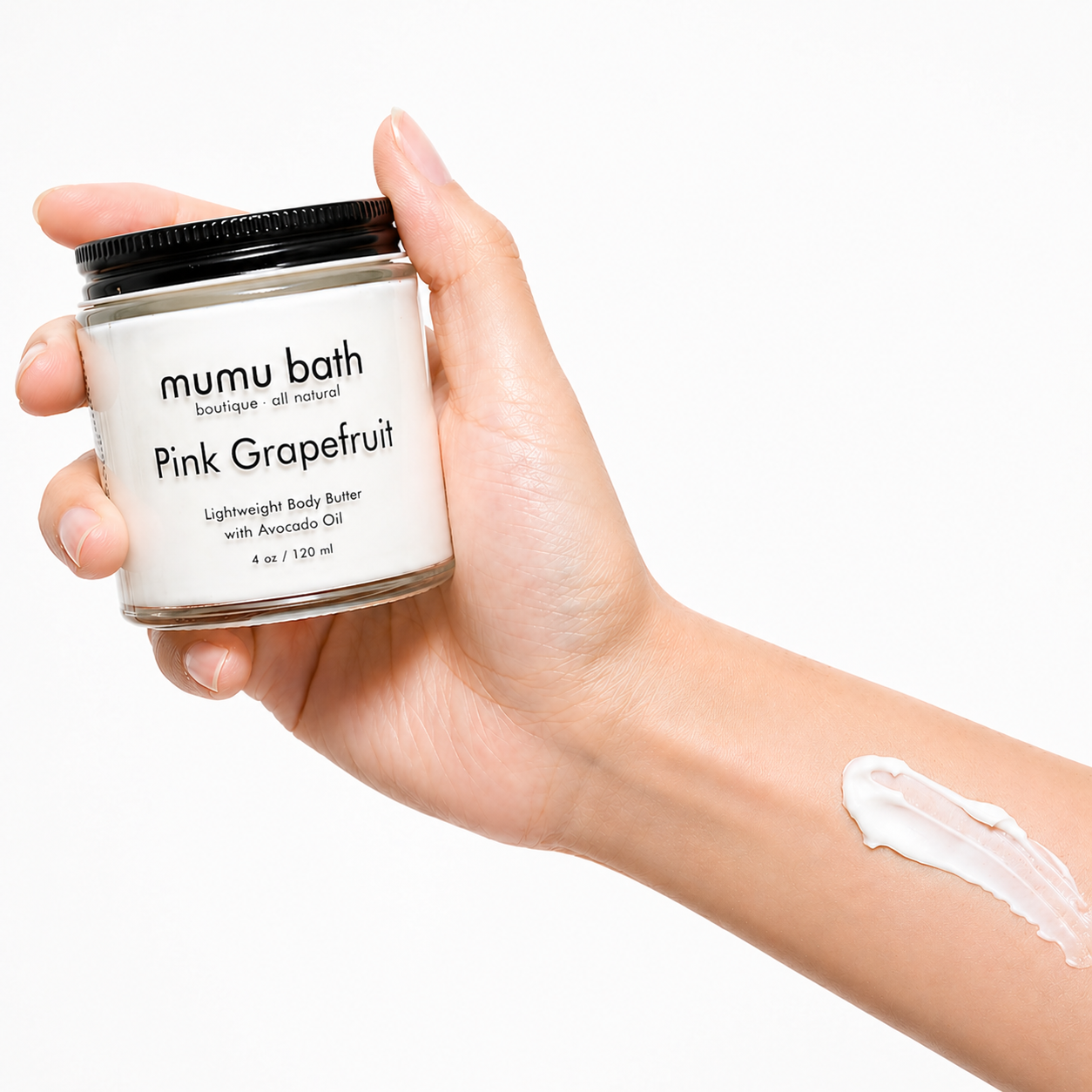 Pink Grapefruit Lightweight Body Butter - Mumu Bath