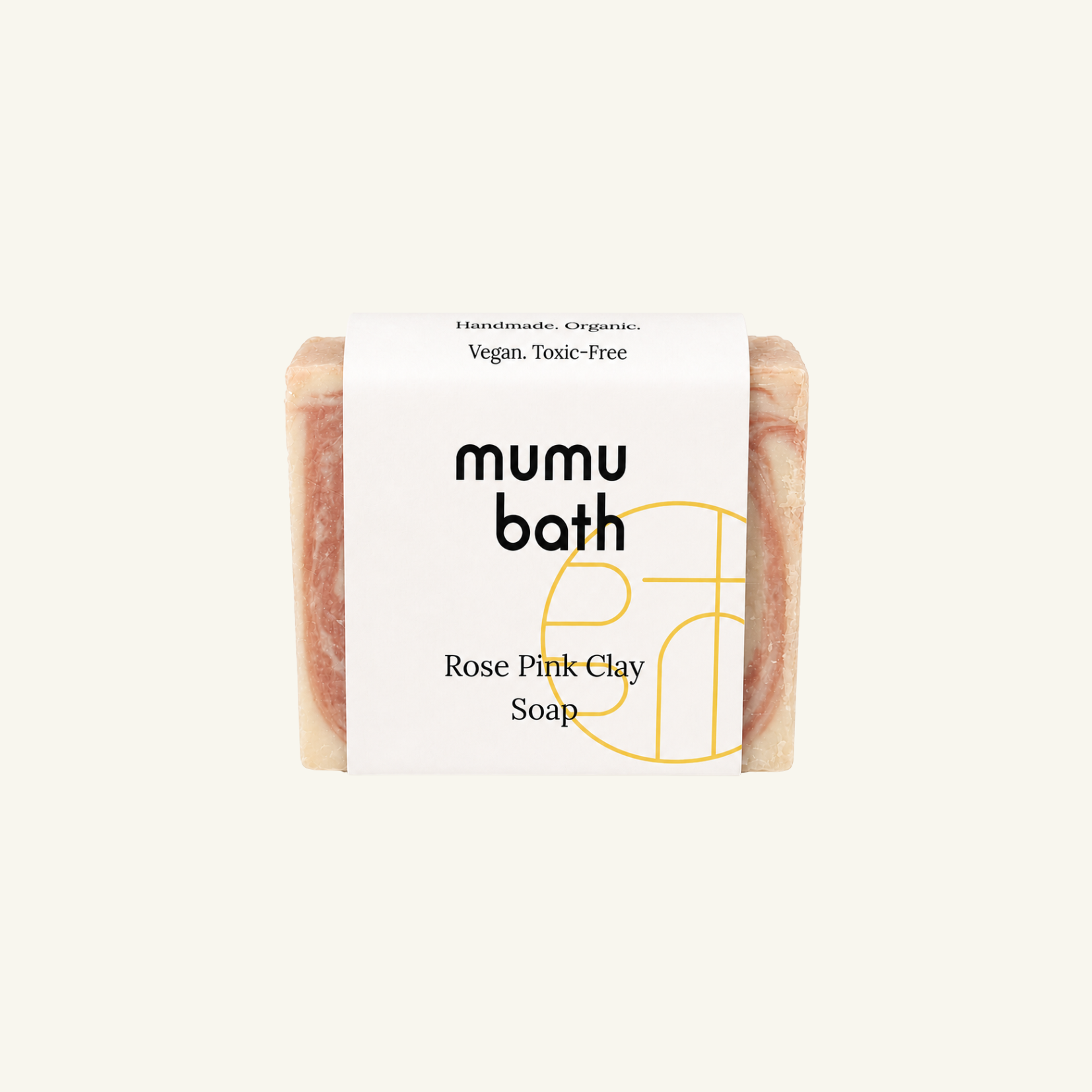Rose Pink Clay Soap - Mumu Bath