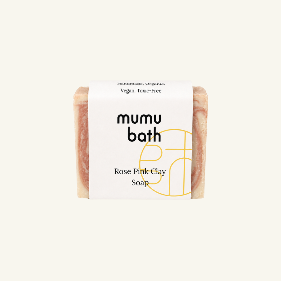 Rose Pink Clay Soap - Mumu Bath