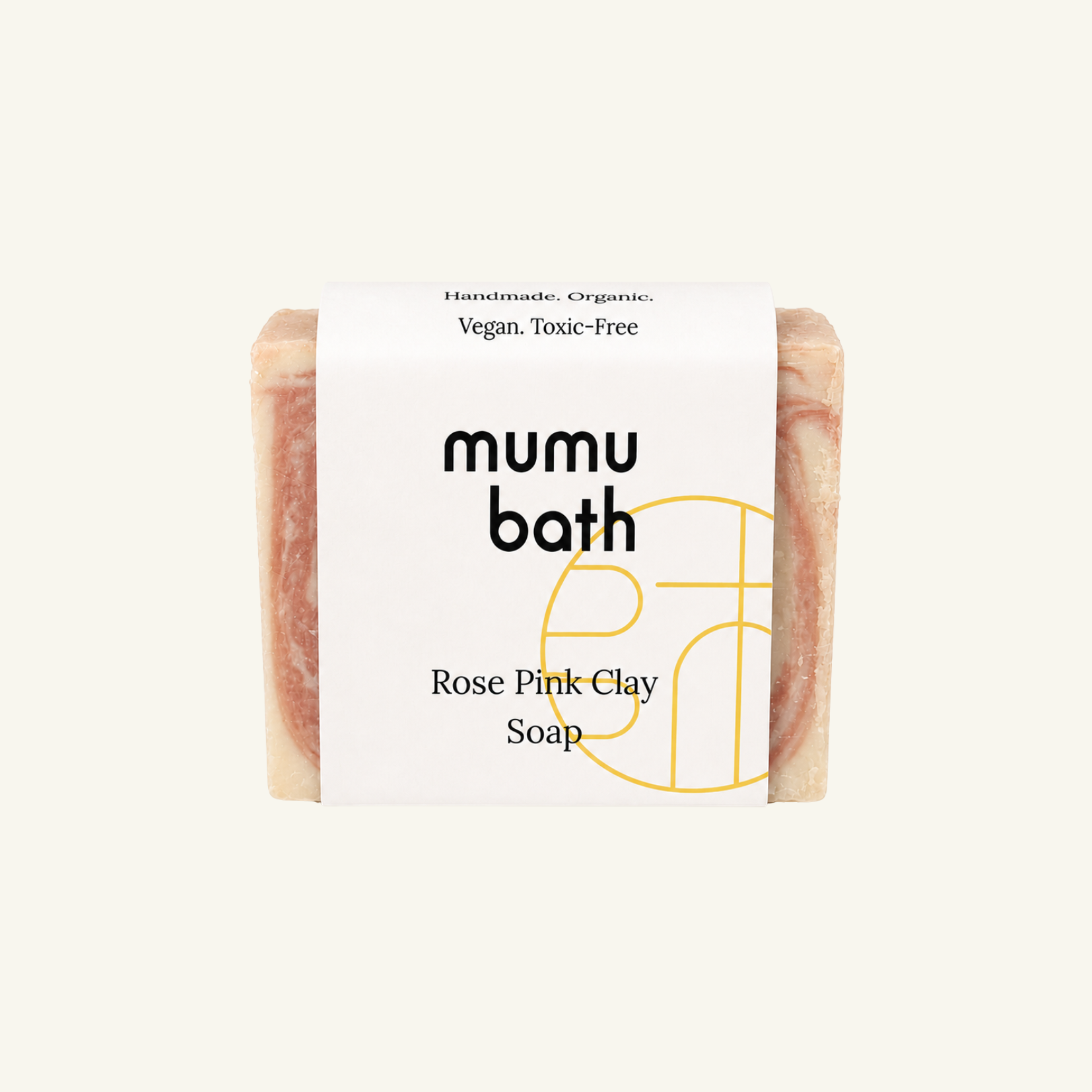 Rose Pink Clay Soap - Mumu Bath